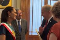 Fue una buena reunión con embajador de EU: Sheinbaum Fue una buena reunión con embajador de EU: Sheinbaum