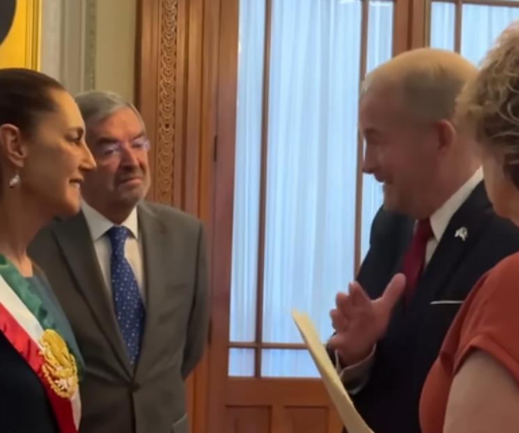 Fue una buena reunión con embajador de EU: Sheinbaum Fue una buena reunión con embajador de EU: Sheinbaum