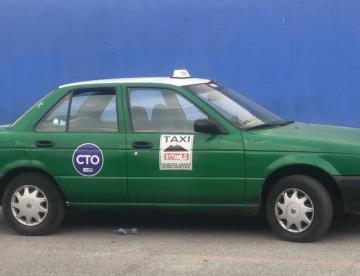 Roba taxi; lo detienen
