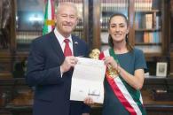 Recibe Sheinbaum al nuevo embajador de EU en Palacio Nacional Recibe Sheinbaum al nuevo embajador de EU en Palacio Nacional