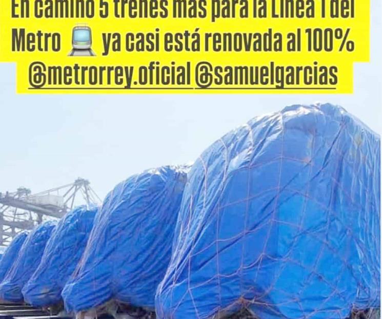 Anuncia Samuel 5 vagones más para la L1 del Metro Anuncia Samuel 5 vagones más para la L1 del Metro