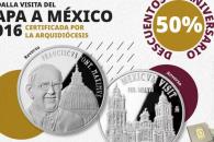Medalla del papa Francisco de colección vuelve a la venta Medalla del papa Francisco de colección vuelve a la venta