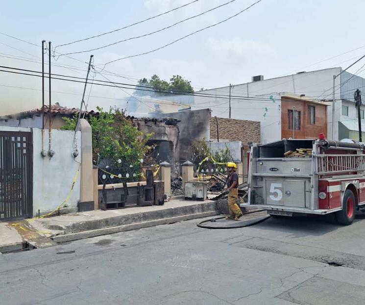 Se incendia vivienda en Guadalupe Se incendia vivienda en Guadalupe