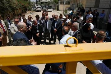 Atacan fuerzas israelíes a delegación de diplomáticos