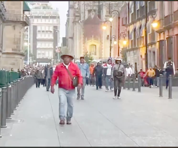 CNTE intentó boicotear la conferencia mañanera de Sheinbaum