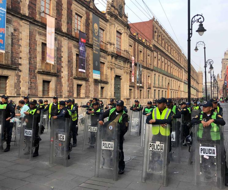Palacio Nacional amanece sin bloqueos de la CNTE Palacio Nacional amanece sin bloqueos de la CNTE