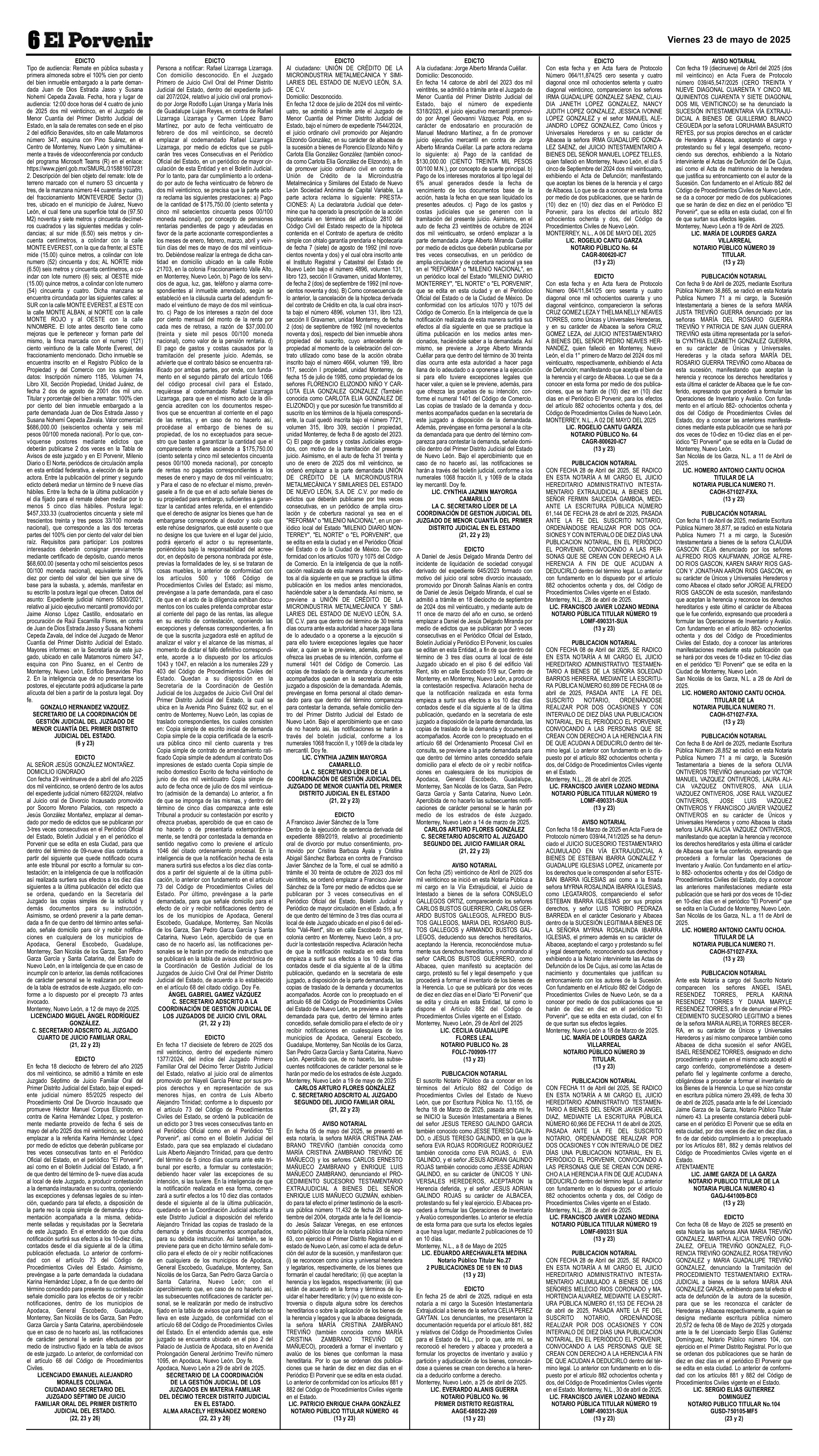 Edictos