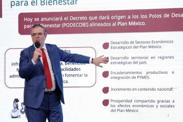 Ebrard anuncia lanzamiento de 14 nuevos Polos de Bienestar