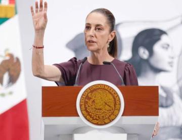Niega Sheinbaum sentir presión de Estados Unidos