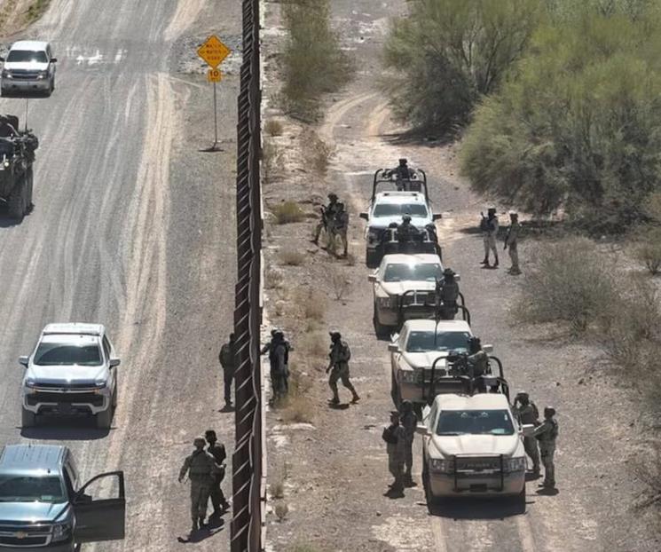 Rechazan la militarización de EU en la frontera Rechazan la militarización de EU en la frontera
