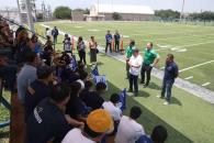 Inauguran cancha deportiva en SN Inauguran cancha deportiva en SN