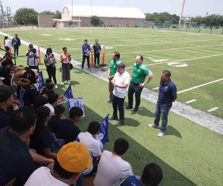 Inauguran cancha deportiva en SN Inauguran cancha deportiva en SN