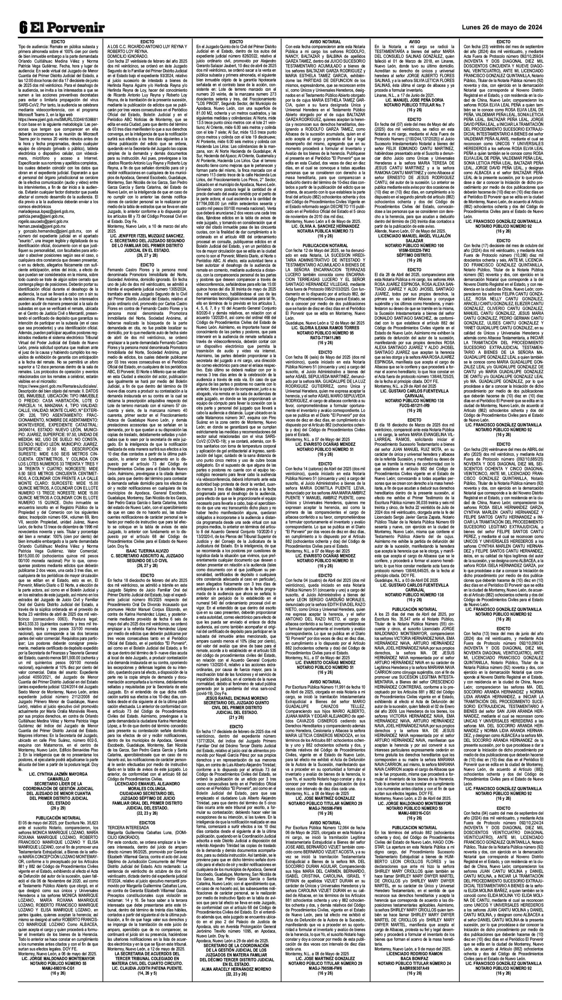 Edictos