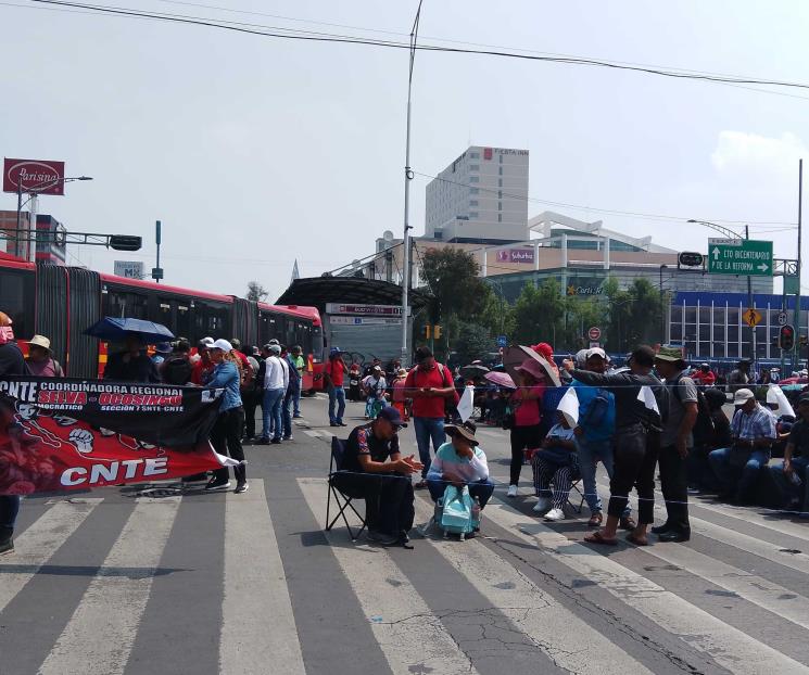 Movilizaciones de la CNTE en CDMX Movilizaciones de la CNTE en CDMX