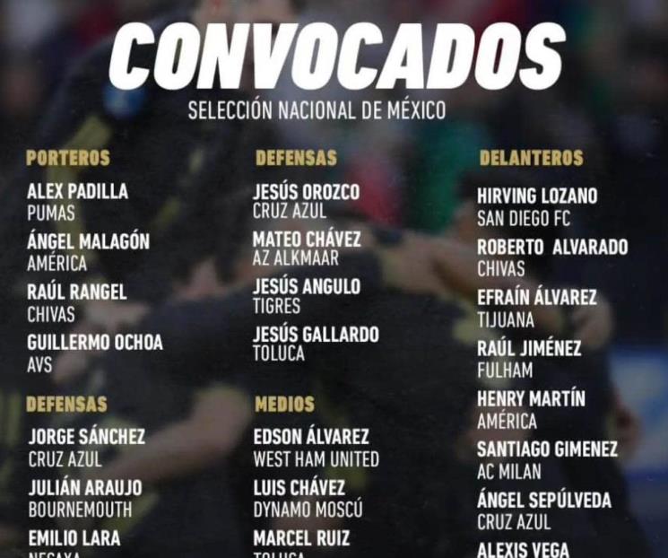Van 2 Tigres al Tri en la Copa Oro
