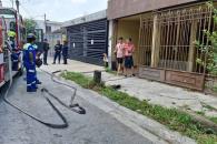 Arde vivienda en San Nicolás Arde vivienda en San Nicolás