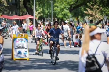Celebran juntos Monterrey y SP el día Mundial de la Bicicleta