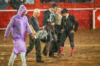 Suspenden corrida de toros por lluvia Suspenden corrida de toros por lluvia