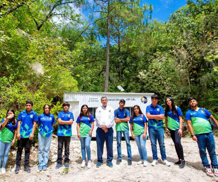 Amplía UANL cobertura educativa en Sierra de Santiago Amplía UANL cobertura educativa en Sierra de Santiago