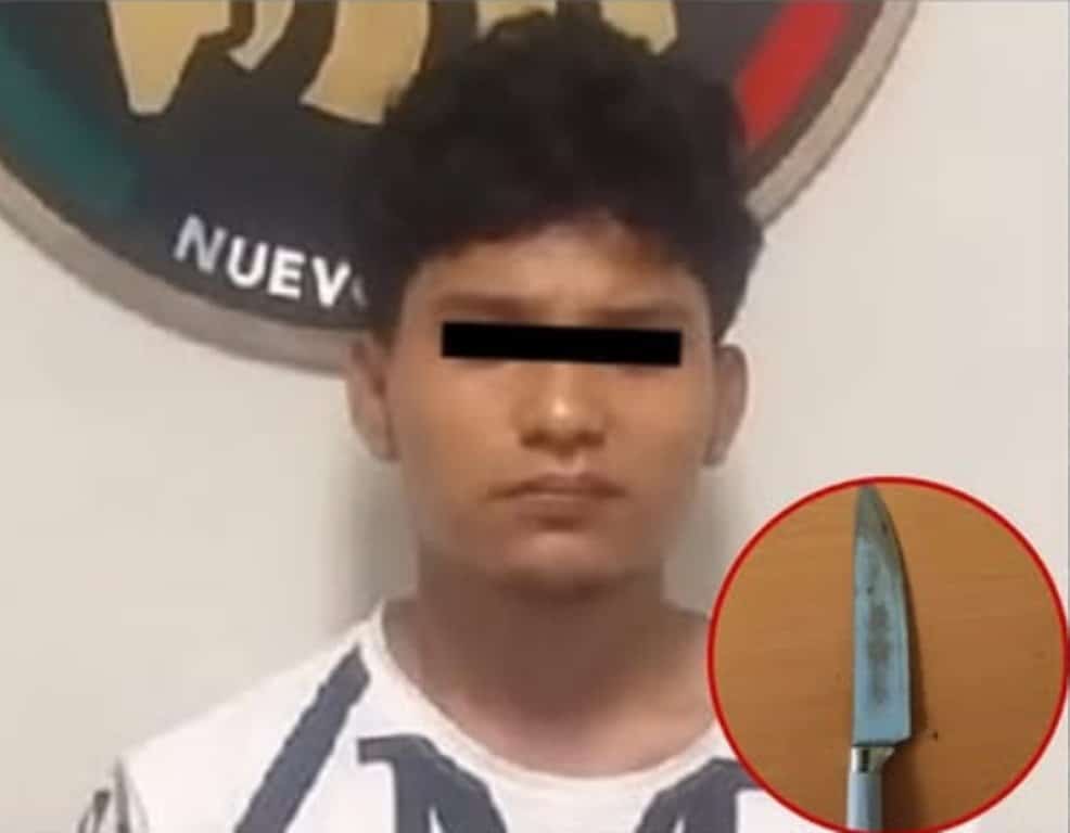 Elementos de la Secretaría de Seguridad y Vialidad de Salinas Victoria, detuvieron a un hombre por amenazar a un vecino, en la colonia Joya de Castilla.