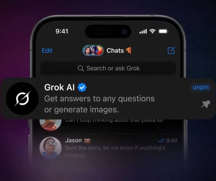 Telegram integrará la IA de Grok a todas sus aplicaciones Telegram integrará la IA de Grok a todas sus aplicaciones