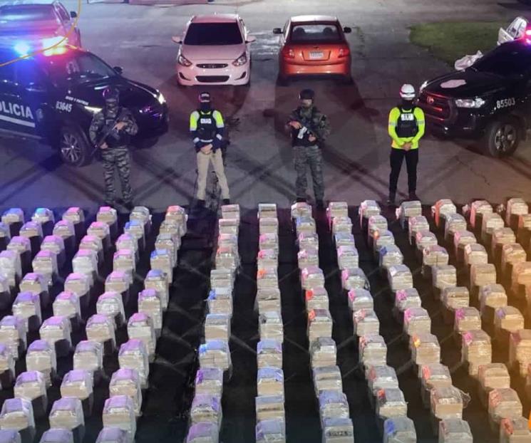 Incauta Panamá 8,4 toneladas de droga con destino a Europa