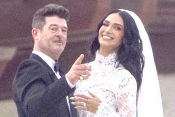 Se casan Robin Thicke y April Love después de 10 años