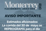 La Monumental difunde fecha para realizar corrida suspendida La Monumental difunde fecha para realizar corrida suspendida