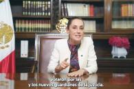 Califica Sheinbaum como un éxito las elecciones judiciales Califica Sheinbaum como un éxito las elecciones judiciales