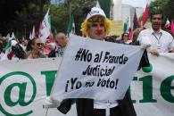 Protestan  contra la elección; instan a tomar la SCJN Protestan  contra la elección; instan a tomar la SCJN
