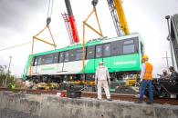 Llegan vagones para la Línea 1 del Metro Llegan vagones para la Línea 1 del Metro