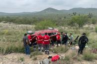 Deja volcadura en la Carretera a Colombia 11 heridos Deja volcadura en la Carretera a Colombia 11 heridos