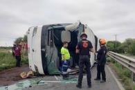 Entregan los 11 cuerpos de volcadura en Hualahuises Entregan los 11 cuerpos de volcadura en Hualahuises
