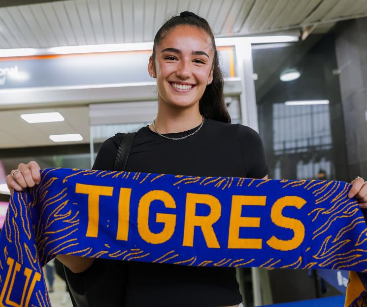Arriba Diana Ordóñez a la ciudad para reportar con Tigres Femenil