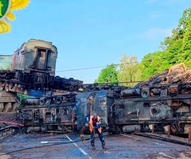 Acusa Rusia a Ucrania por explosiones en puente ferroviarios Acusa Rusia a Ucrania por explosiones en puente ferroviarios