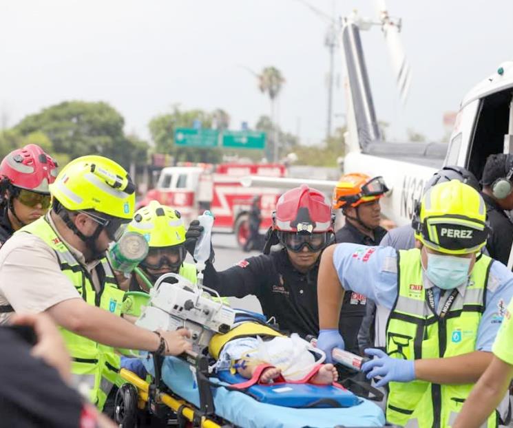 Reportan a dos heridos de gravedad Reportan a dos heridos de gravedad