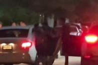 Balean a hombre en García Balean a hombre en García
