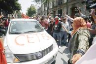 Radicalizan maestros protestas en Segob tras nula respuesta Radicalizan maestros protestas en Segob tras nula respuesta