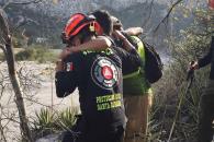 Rescatan a senderista en la Huasteca Rescatan a senderista en la Huasteca