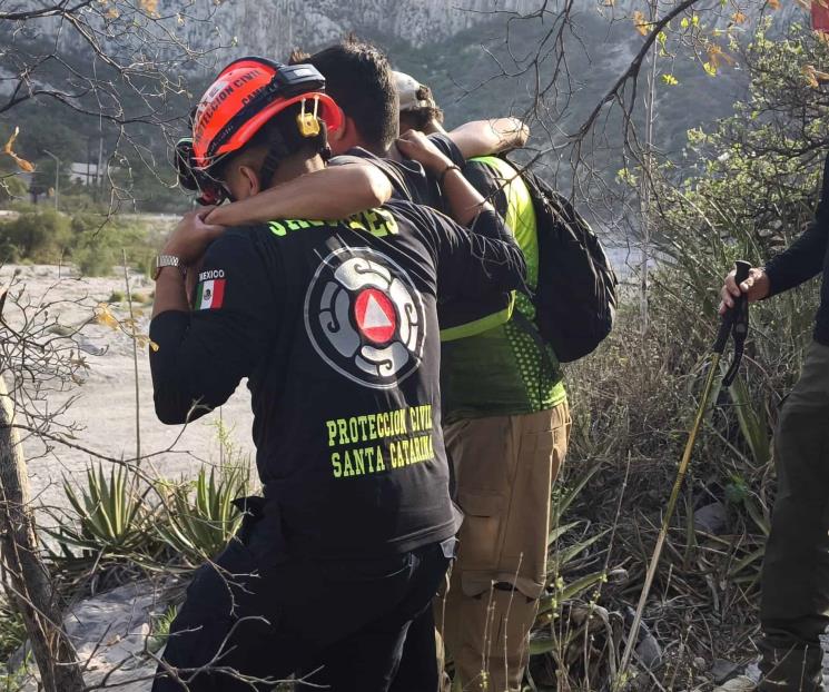 Rescatan a senderista en la Huasteca