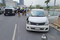 Deja choque 4 heridos y caos vial Deja choque 4 heridos y caos vial
