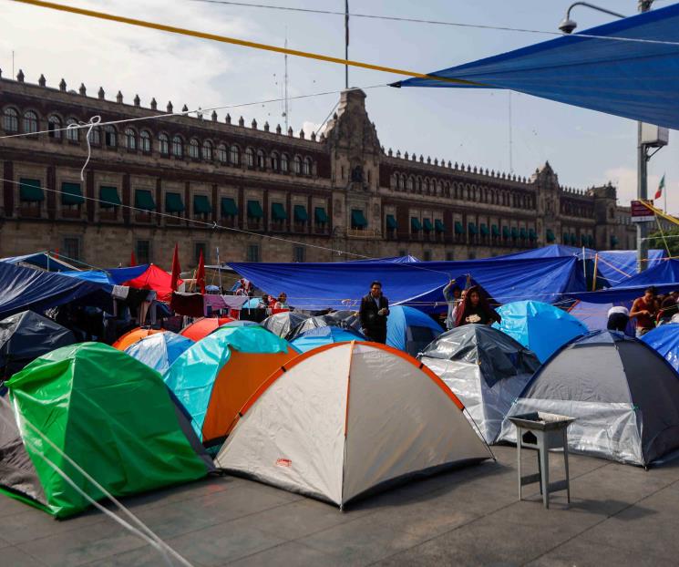 CNTE valora retiro de plantón en el Zócalo CNTE valora retiro de plantón en el Zócalo