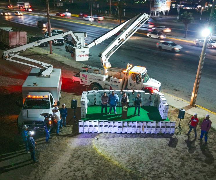 Arrancan en García primera etapa de programa de cambio de luminarias Arrancan en García primera etapa de programa de cambio de luminarias
