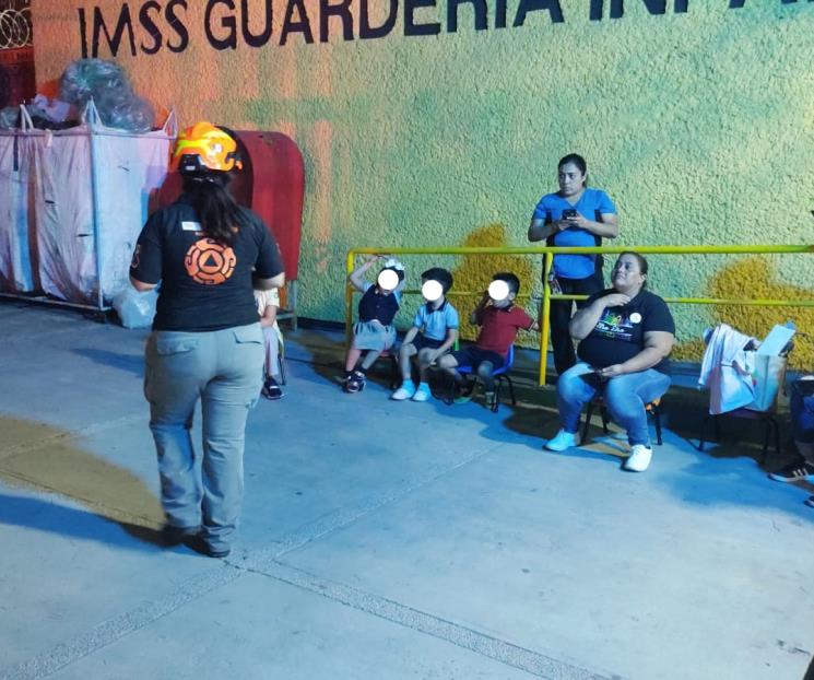 Evacuan guardería por fuga de gas Evacuan guardería por fuga de gas