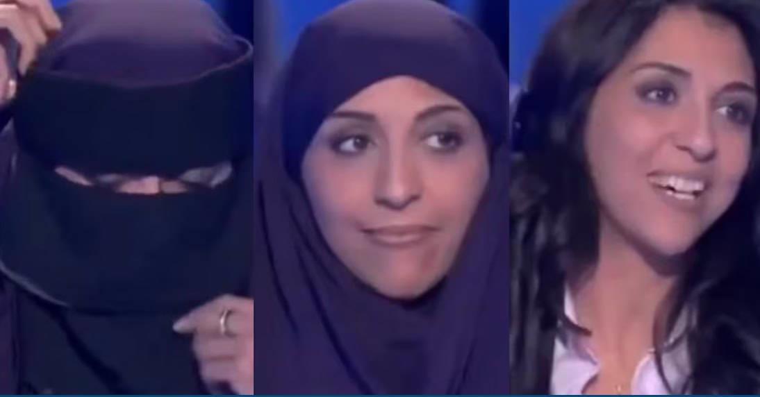 Henda Ayari, activista que se liberó del nicab en televisión en vivo Henda Ayari, activista que se liberó del nicab en televisión en vivo