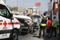 Resulta herido en volcadura Resulta herido en volcadura