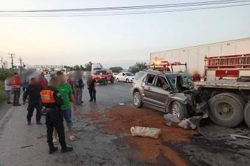 Deja choque un muerto y dos lesionadas