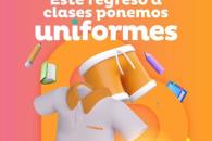 Anuncia Félix programa ´Uniformes a tus órdenes´