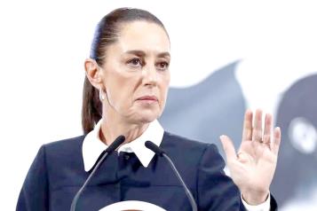 Sheinbaum rechaza la violencia en protestas