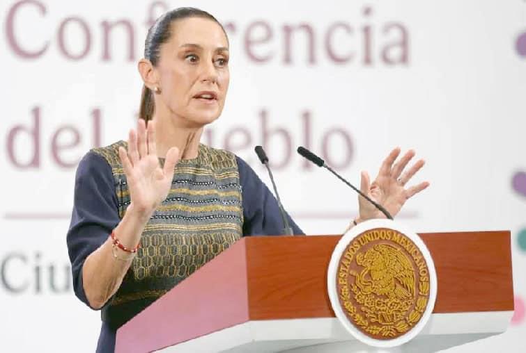 Culpa Noem a Sheinbaum de incitar las protestas en EU Culpa Noem a Sheinbaum de incitar las protestas en EU